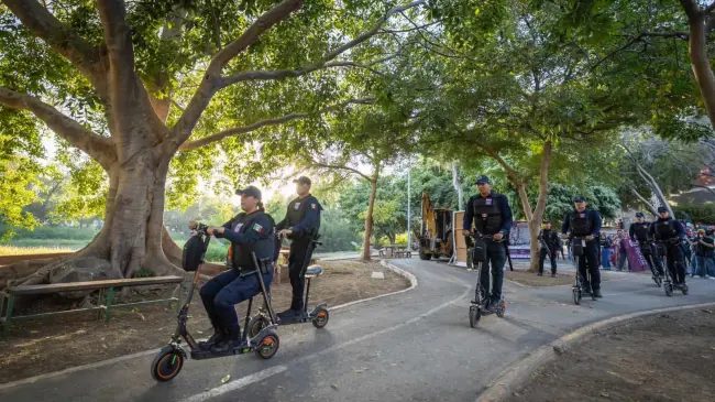 Espacios seguros en Culiacán Escuadrón Red Púrpura patrullará Parque Las Riberas.
