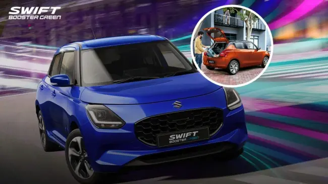 Suzuki Swift Boostergreen 2025 disponible en 6 colores en México. Foto: Cortesía