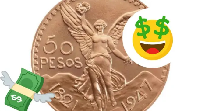 El Centenario de Oro es una de las monedas más apreciadas por coleccionistas. Edición: Tus Buenas Noticias