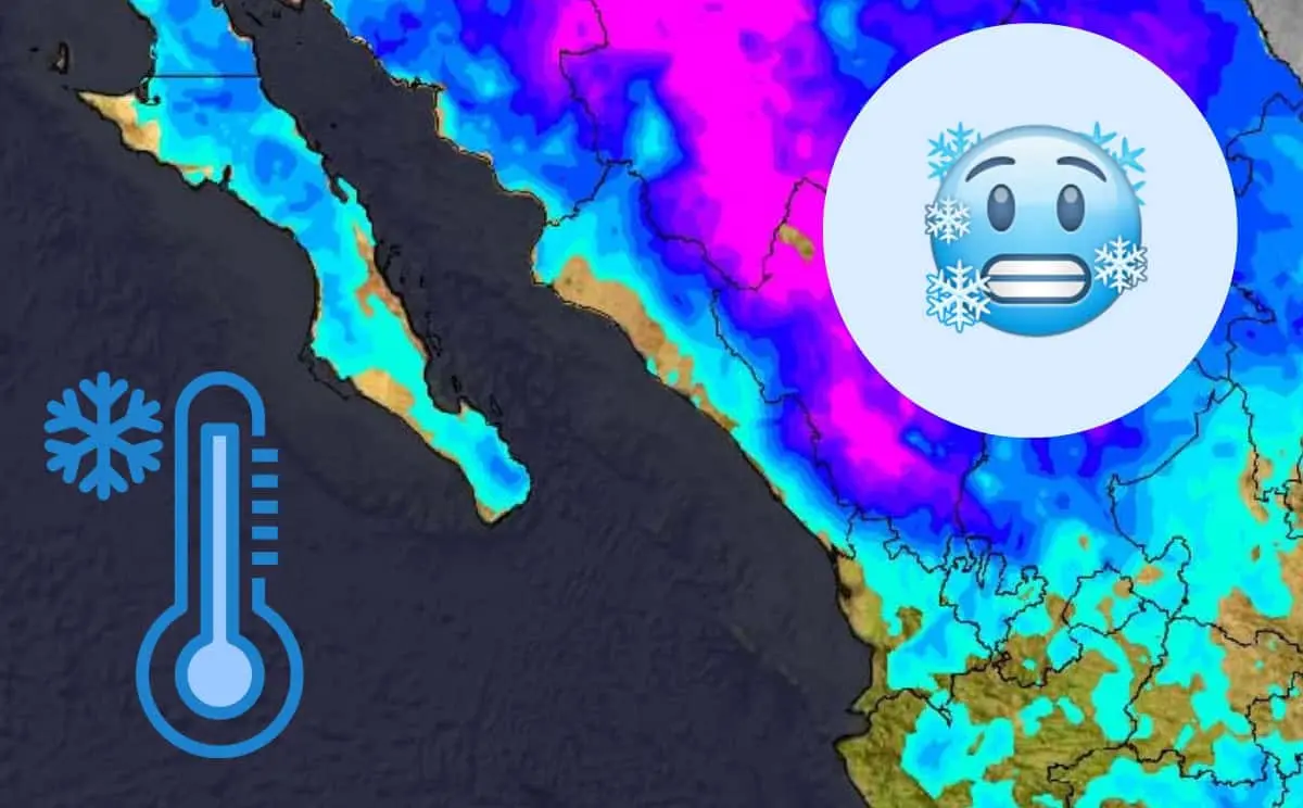 Se espera el mayor descenso de temperaturas en Sinaloa este fin de semana. Edición: Tus Buenas Noticias