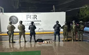 Decomisan Ak-47 y mariguana durante operativo en Culiacán