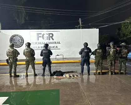 Decomisan Ak-47 y mariguana durante operativo en Culiacán