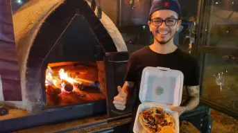 El emprendedor que conquista Santa Fe con sus pizzas a la leña en Culiacán