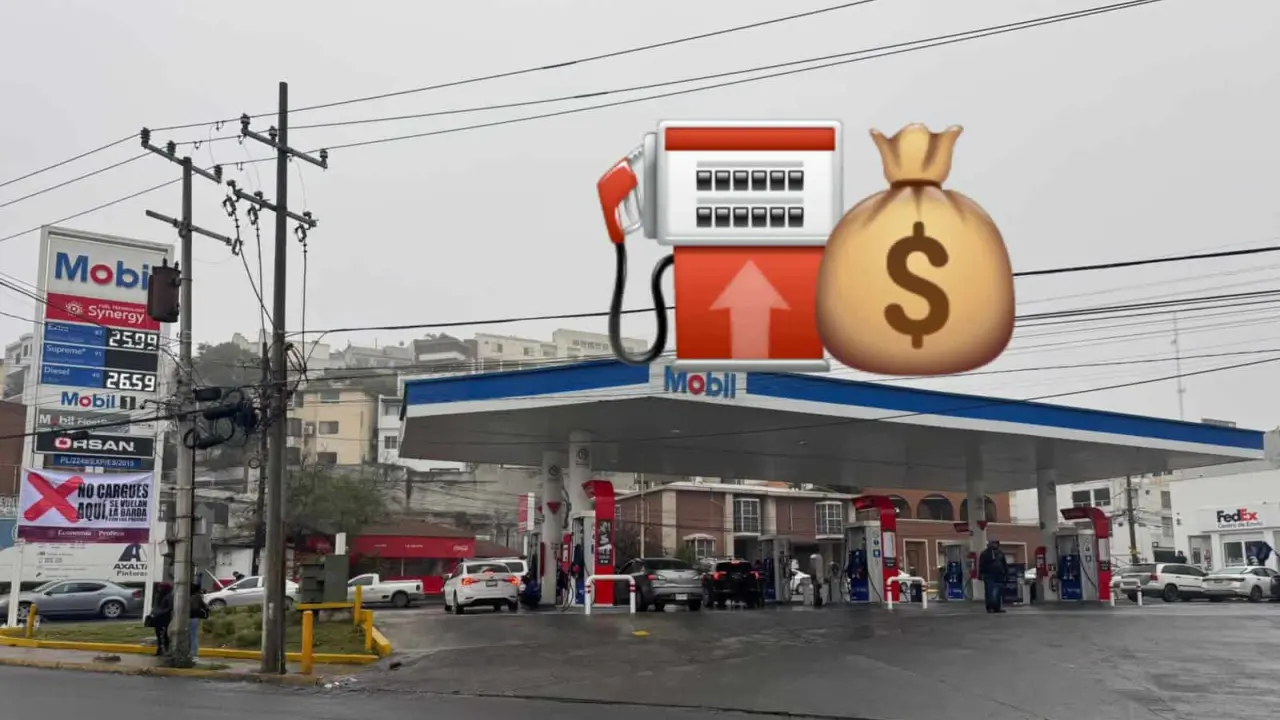 Profeco coloca primeras lonas de advertencia por costos elevados en gasolineras. Foto: Cortesía