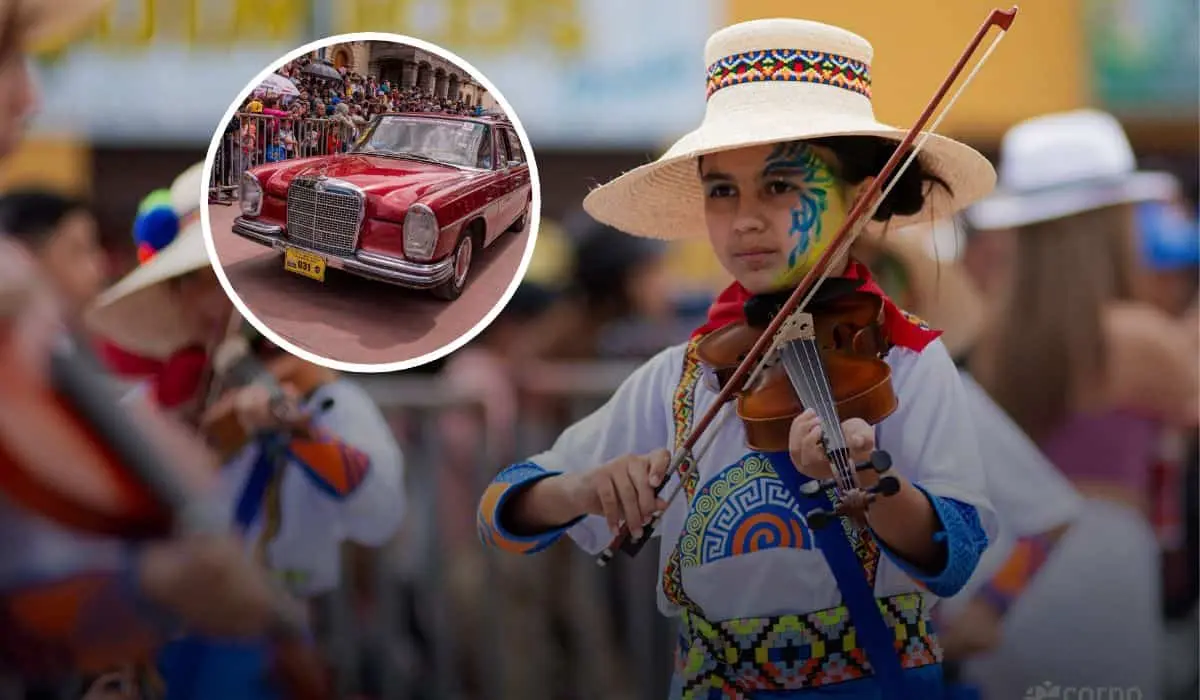 Desfile del carnaval de Blancos y Negros 2025, Pasto, Colombia.