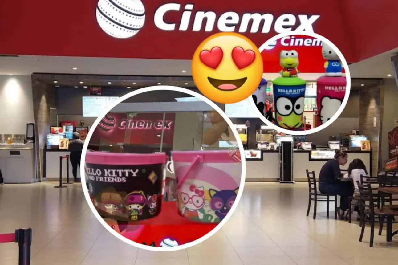 Cinemex venderá combos infantiles de Hello Kitty y sus amigos en México. Foto: Cortesía-Coleccionando