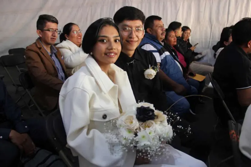 Bodas colectivas gratis en CDMX, el 22 de enero de 2025. Foto: Cortesía