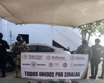 Aseguran arsenal en San Ignacio; el operativo fue cerca del Panteón Municipal