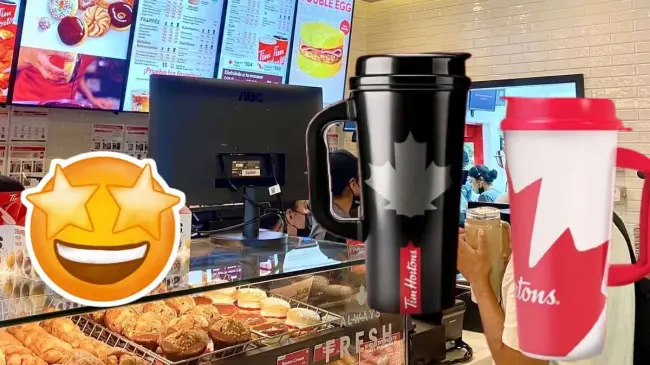Son dos modelos de termos coleccionables lanzados por Tim Hortons. Edicón: TBN