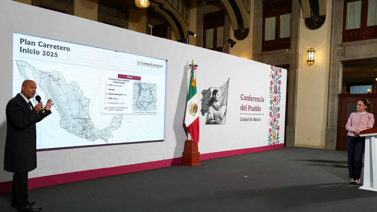 Sheinbaum apuesta por desarrollo vial: Obras en Guerrero, Morelos y Puebla encabezan el plan 2025.