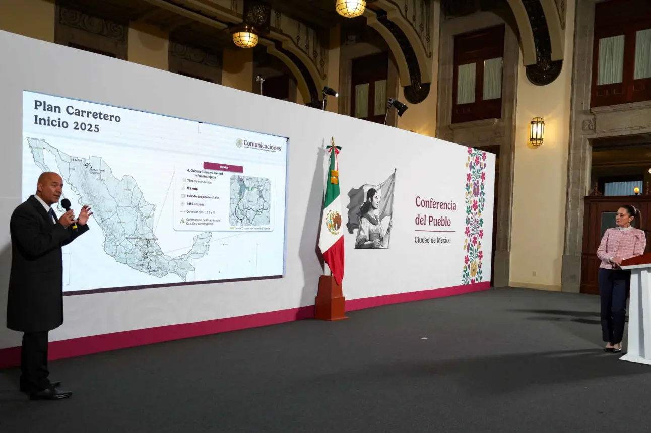 Sheinbaum apuesta por desarrollo vial: Obras en Guerrero, Morelos y Puebla encabezan el plan 2025.