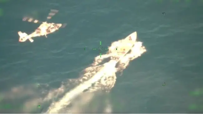 Así operó la SEMAR en Baja California: Video muestra el decomiso de droga de 561 millones.