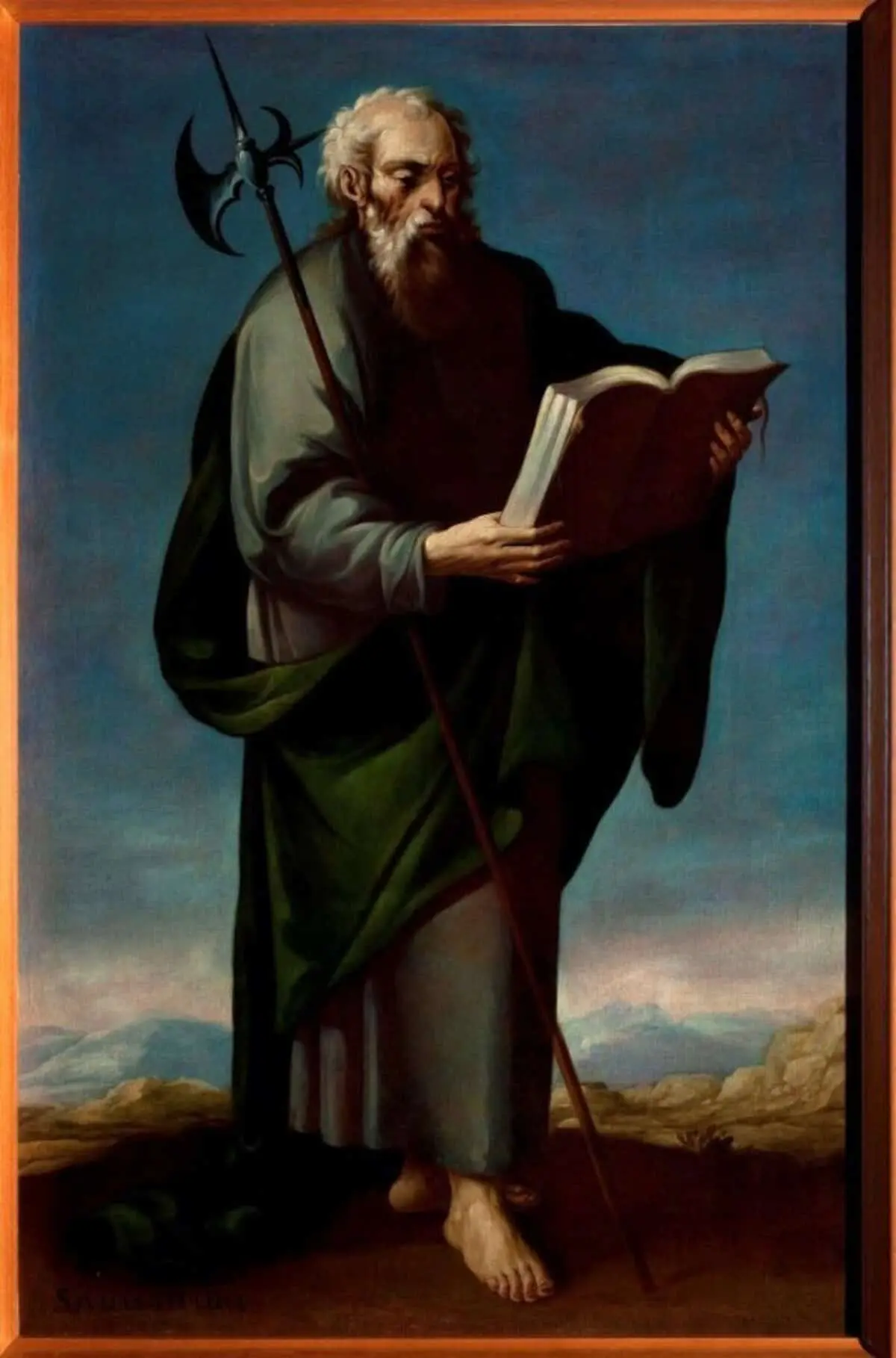Pintura de San Judas Tadeo. Foto: INAH.