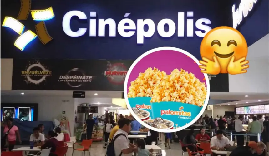 En sucursales de Cinépolis palomitas grandes en promoción; Checa, la fecha. Foto: Cortesía