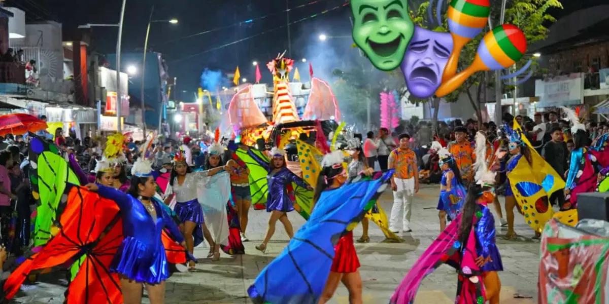 Por iniciar el Carnaval Tenosique 2025, en Tabasco. Foto: Cortesía