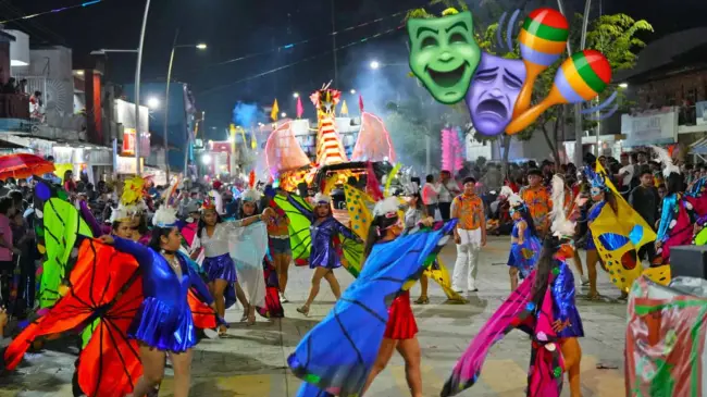 Por iniciar el Carnaval Tenosique 2025, en Tabasco. Foto: Cortesía