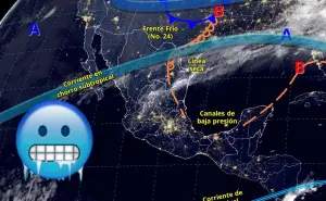 ¿Qué estados afectará el frente frío 24? Clima en México hoy 18 de enero