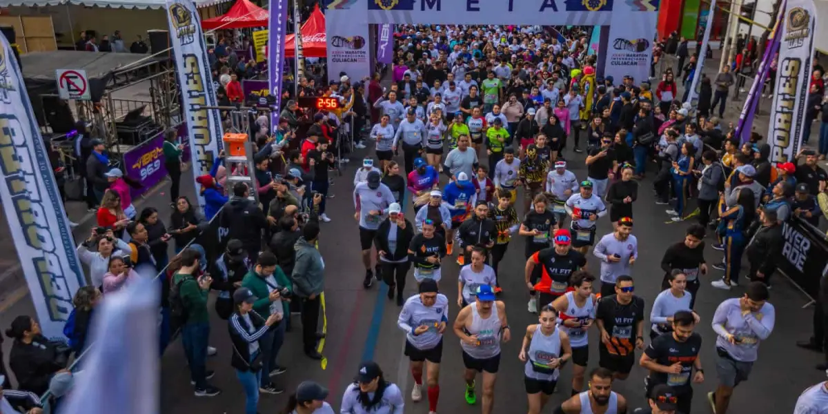 Con júbilo y entusiasmo arranca la edición 34 del Maratón Internacional de Culiacán