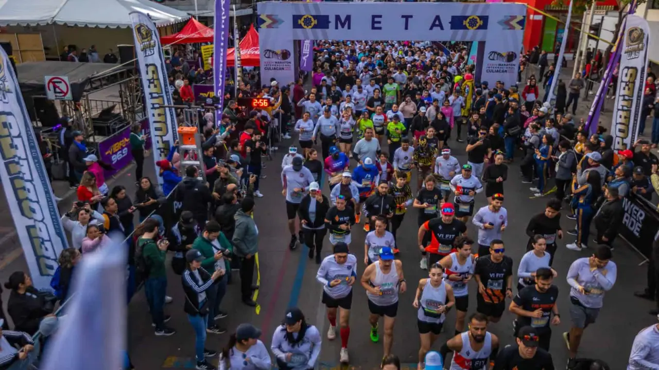 Con júbilo y entusiasmo arranca la edición 34 del Maratón Internacional de Culiacán