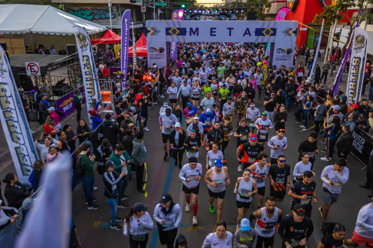 Con júbilo y entusiasmo arranca la edición 34 del Maratón Internacional de Culiacán