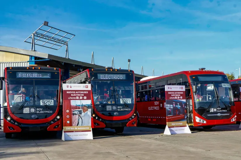 Autobuses- eléctricos- en- el -Metrobús- CDMX