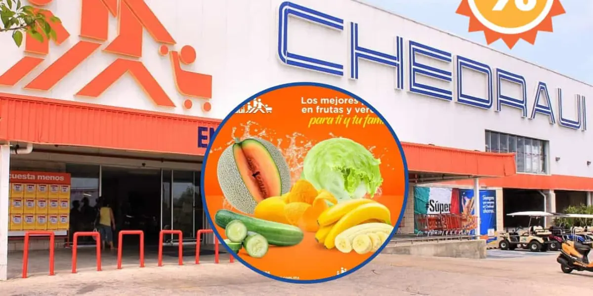 Chedraui consiente a sus clientes con las mejores ofertas en frutas y verduras. Edición de foto: TBN