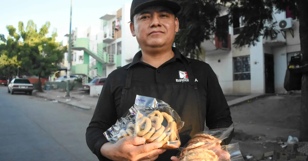 En Culiacán, “El Shino” amasa sueños y los convierte en galletas y empanadas