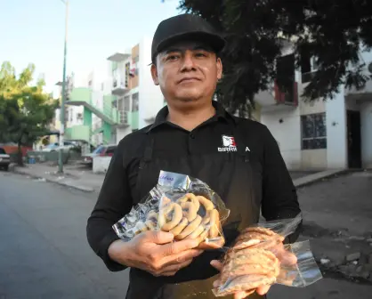 En Culiacán, "El Shino" amasa sueños y los convierte en galletas y empanadas