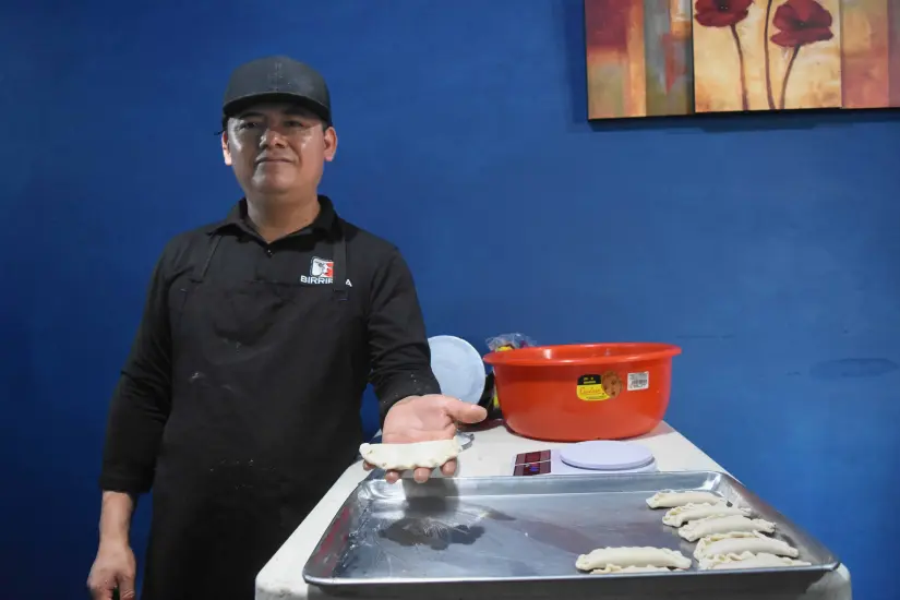 Sus galletas y empanadas son una delicia para el paladar de sus clientes. 