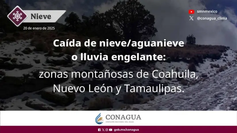 Frente Frío 24 congelará a México con hasta 10 grados bajo cero