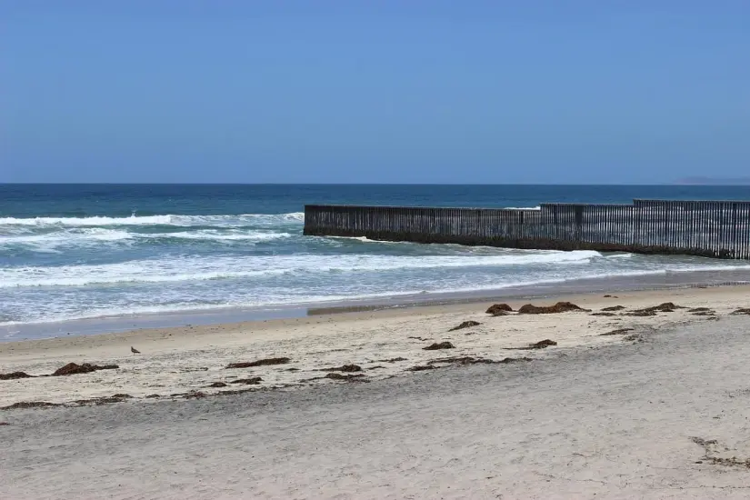 Playa de Tijuana, Baja California, frontera con Estados Unidos. Foto: Pixabay. 