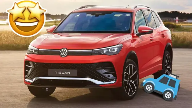 La Tiguan 2024 se fabrica en la planta de Volkswagen en Puebla. Edición de foto: TBN