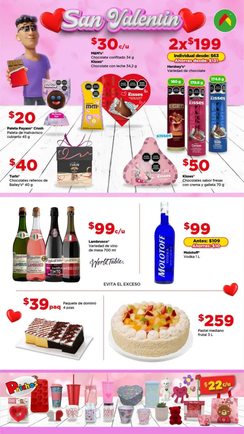 Bodega Aurrera adelanta ofertas en regalos de San Valentín 2025