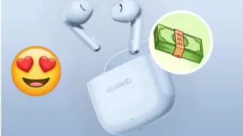 Huawei Freebuds Se 2 en promoción por el Día de San Valentín 2025, en Mercado Libre