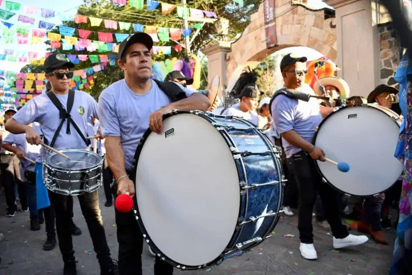 Una gran fiesta se vivió el fin de semana durante el Carnaval Jiutepec 2025, en Morelos. Foto: Cortesía