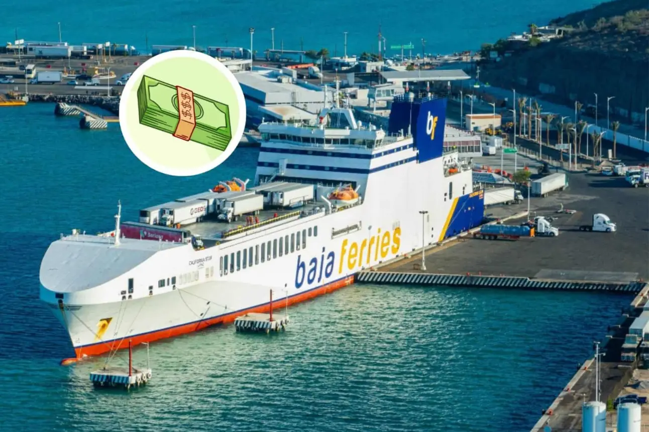 Precios para viajar en el ferry de Topolobampo a la Paz en 2025. Foto: Baja Ferries