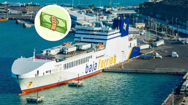 Precios para viajar en el ferry de Topolobampo a la Paz en 2025. Foto: Baja Ferries