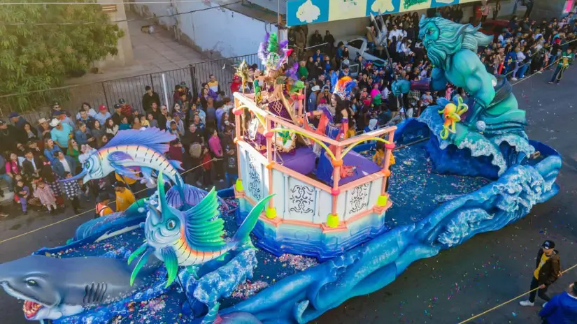 Del al 4 de marzo serán los desfiles del Carnaval de Guaymas 2025, en Sonora. Foto: Cortesía