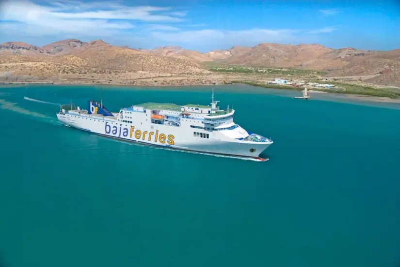 Viajar en el ferry de Topolobmampo a La Paz cuesta 1950 pesos para adultos. Foto: Baja Ferries