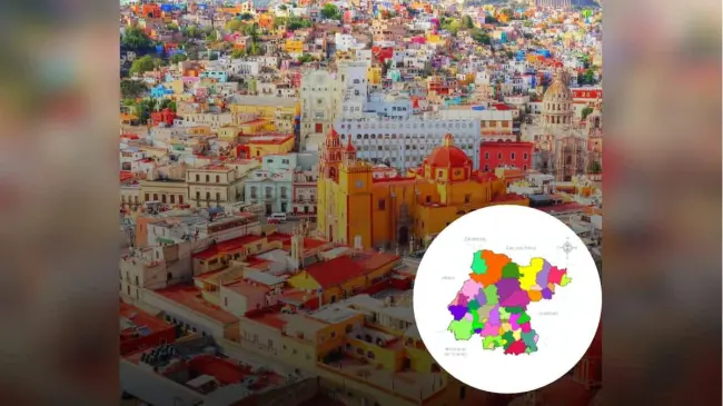 De esta manera se divide Guanajuato