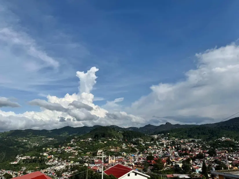 El mirador de Real del Monte es uno de los mayores atractivos turísticos. 