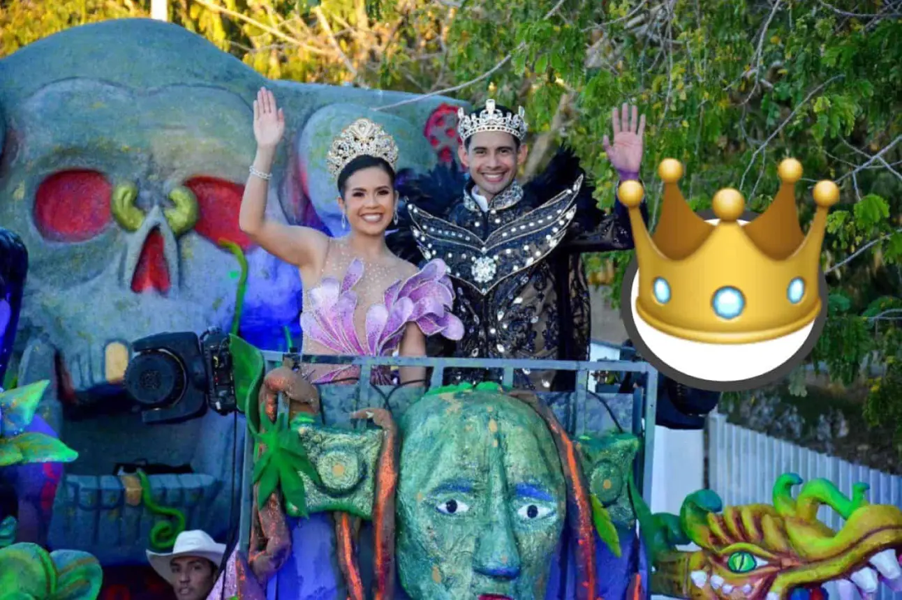 Programa de los eventos y los precios para el Carnaval de Campeche 2025. Foto: Cortesía