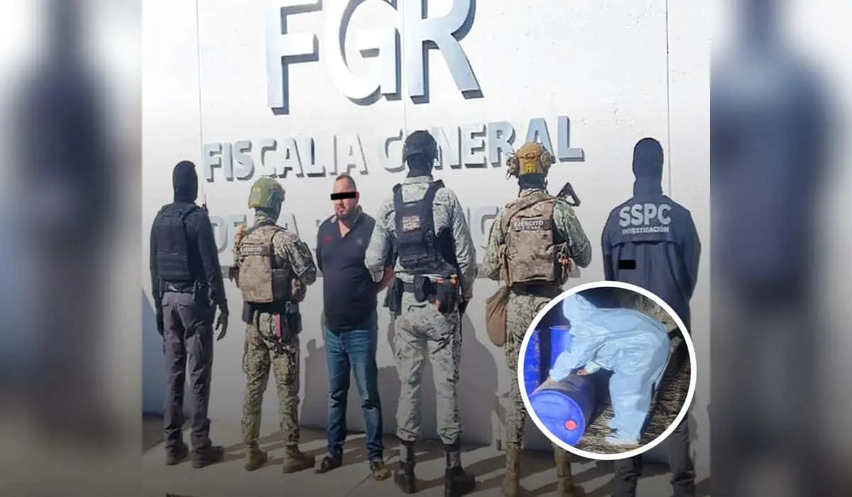 Pastillas de fentanilo y armamento asegurados en Sinaloa en operativo de inteligencia.