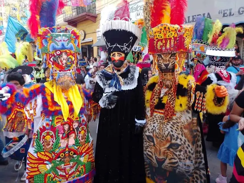 El Brinco del Chinelo, una danza especial del Pueblo Mágico de Tlayacapan. Foto: Cortesía