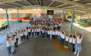 ¡Con los niños no! Estudiantes y docentes de la primaria Ignacio Manuel Altamirano se unen al clamor por la Paz en Sinaloa