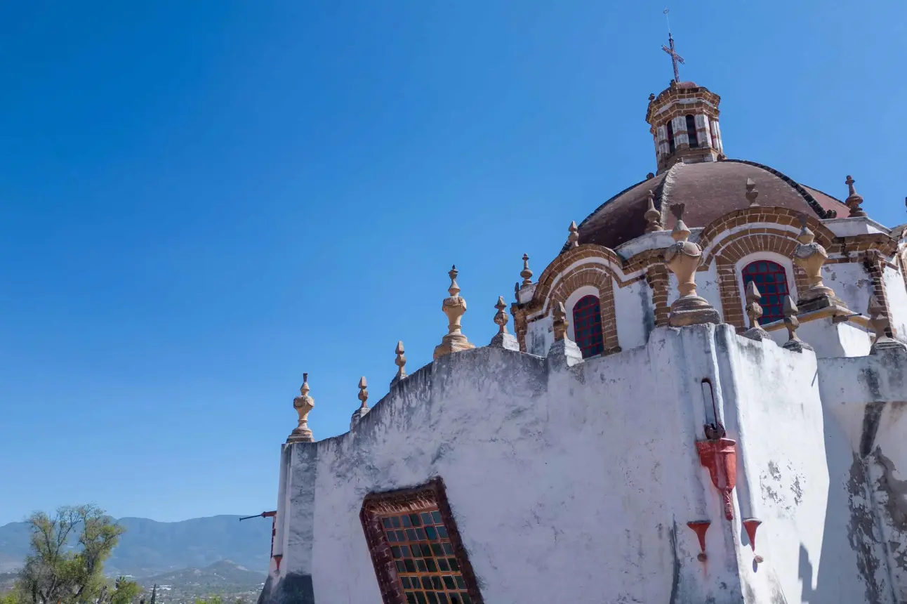 La iglesia en el centro de Zimapán es una belleza para los visitantes. Foto: Cortesía.