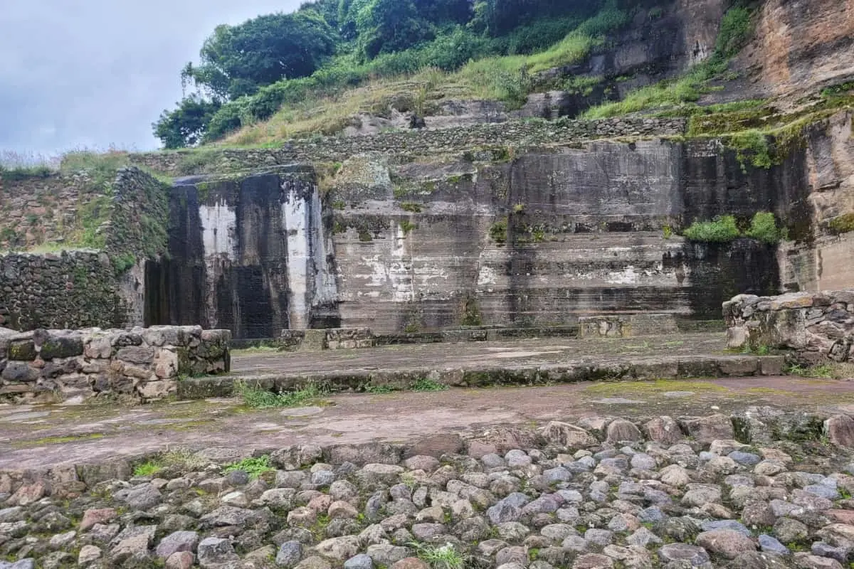 La zona arqueológica de Malinalco, en el Estado de México.