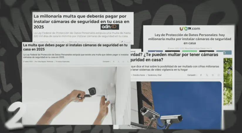 Mentiras sobre el uso de cámaras de seguridad. Imagen. Mañanera del Pueblo.