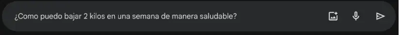 Instrucción: Solicitar consejos para alcanzar tus metas. Gemini.