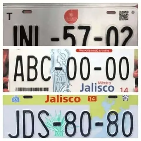 Placas que se deberán cambiar este 2025